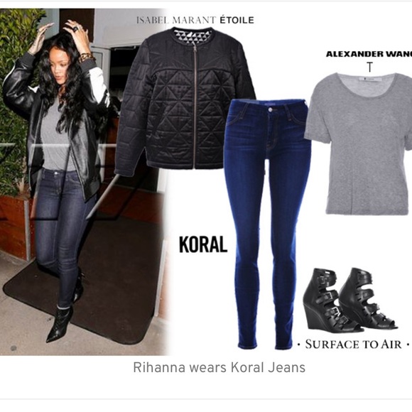 NWOT Koral Skinny Jeans/Denim in Blue Size:26 - Picture 7 of 8